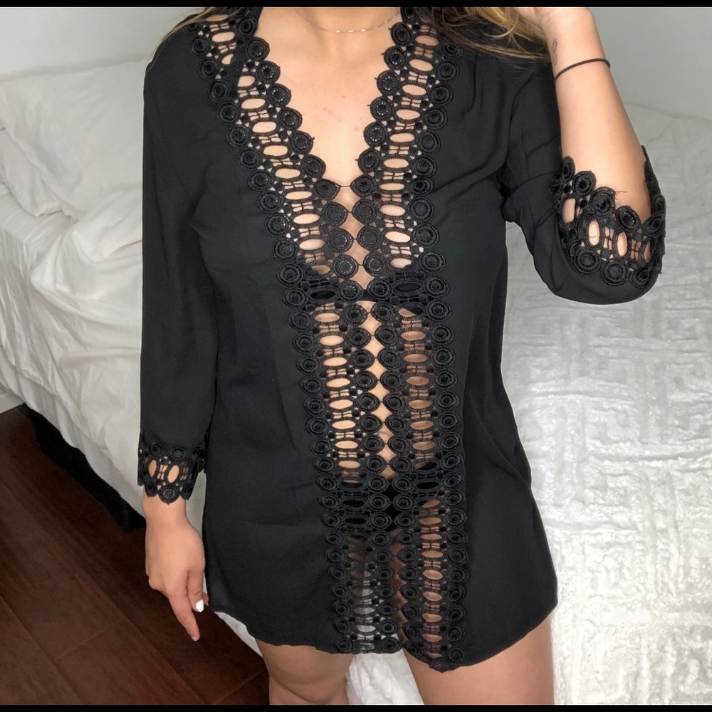 Black Beach dress size medium